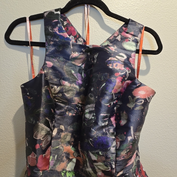 ML MONIQUE LHUILLIER Jadore Gown high to low dress gown NWT Sz 4 - Picture 6 of 11